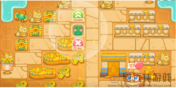 保卫萝卜4法老归来第74关通关攻略(图1)