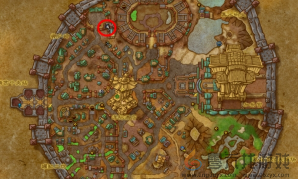 魔兽世界安德麦地区军需官位置分享(图5) 魔兽世界安德麦地区军需官位置分享(图5)